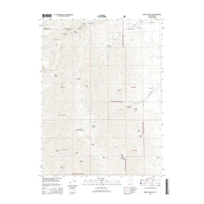 2014 Map of Deseret Peak East, 2014 Print