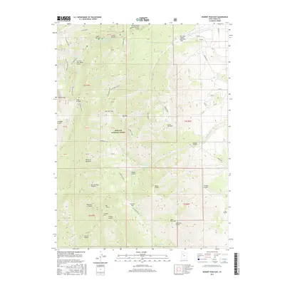 2017 Map of Deseret Peak East, 2017 Print