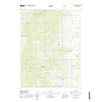 2020 Map of Deseret Peak East, 2020 Print