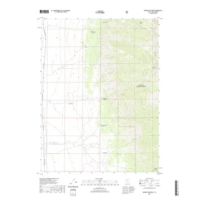 2020 Map of Deseret Peak West, 2020 Print