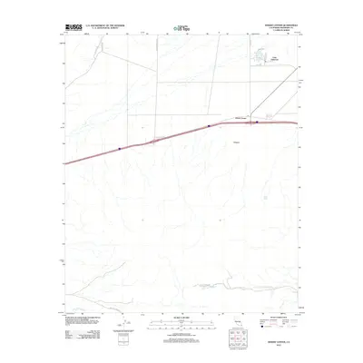 2012 Map of Desert Center, 2012 Print