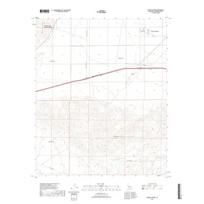 2018 Map of Desert Center, 2018 Print