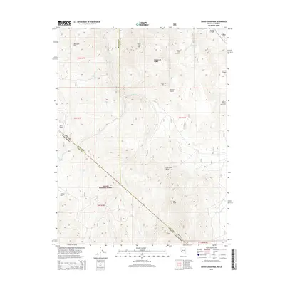 2014 Map of Desert Creek Peak, 2014 Print