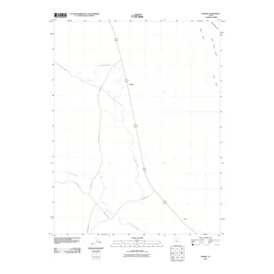 2011 Map of Desert, 2011 Print