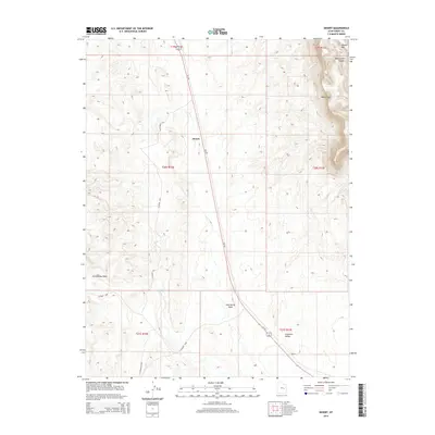2014 Map of Desert, 2014 Print