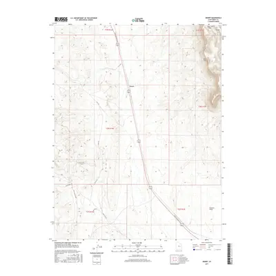 2017 Map of Desert, 2017 Print