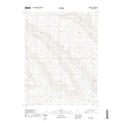 2019 Map of Desert Gulch, 2019 Print