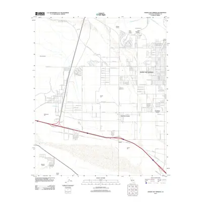 2012 Map of Desert Hot Springs, 2012 Print