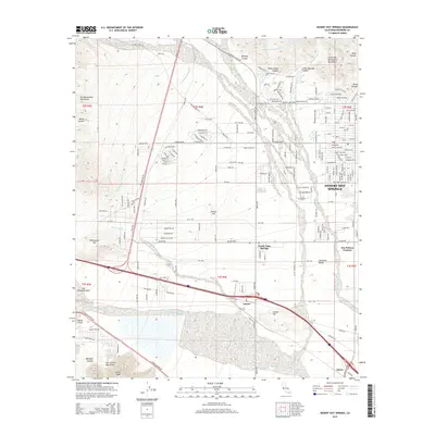 2015 Map of Desert Hot Springs, 2015 Print