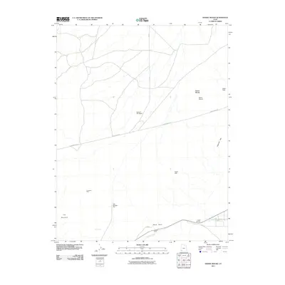 2011 Map of Desert Mound, 2011 Print