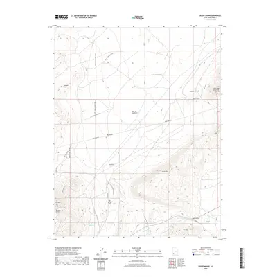 2020 Map of Desert Mound, 2020 Print