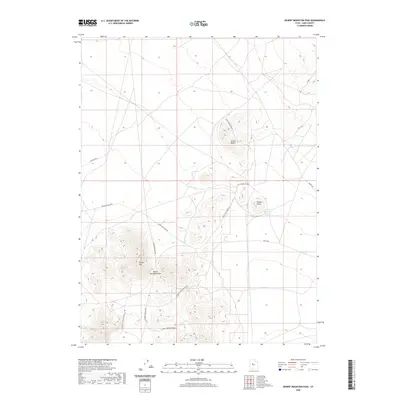 2020 Map of Desert Mountain Pass, 2020 Print