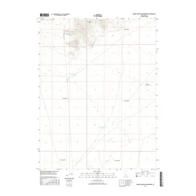 2017 Map of Desert Mountain Reservoir, 2017 Print