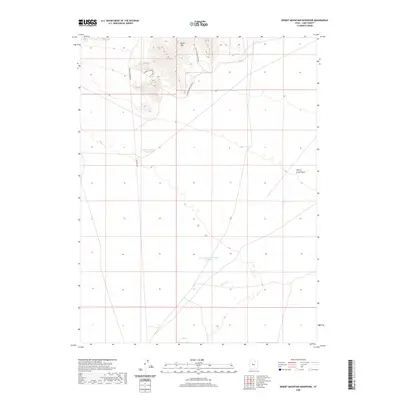 2020 Map of Desert Mountain Reservoir, 2020 Print