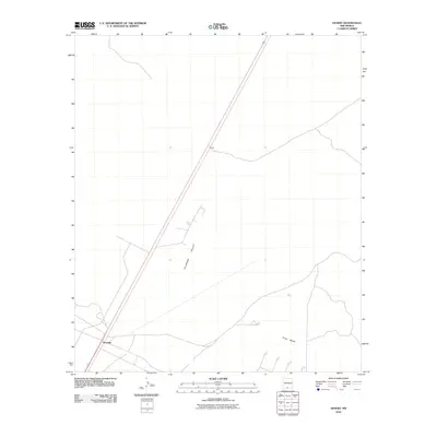 2010 Map of Desert, 2010 Print