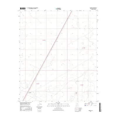 2017 Map of Desert, 2017 Print