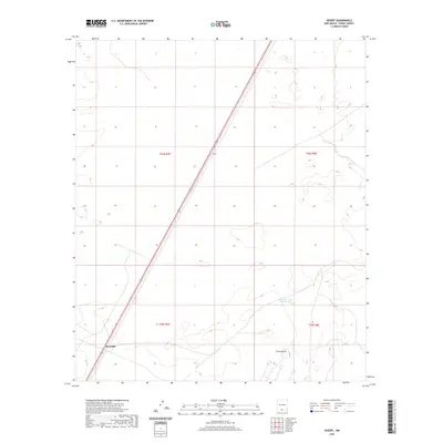 2020 Map of Desert, 2020 Print
