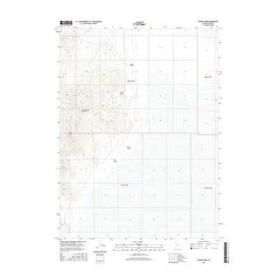 2017 Map of Desert Peak, 2017 Print