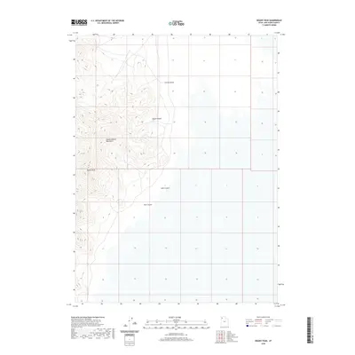 2020 Map of Desert Peak, 2020 Print