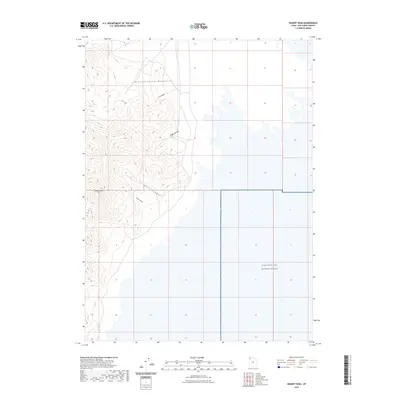 2023 Map of Desert Peak, 2023 Print