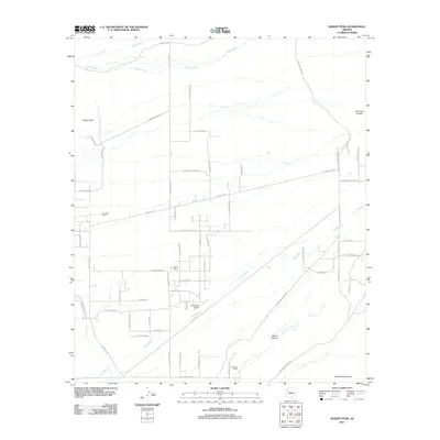 2011 Map of Desert Peak, 2011 Print