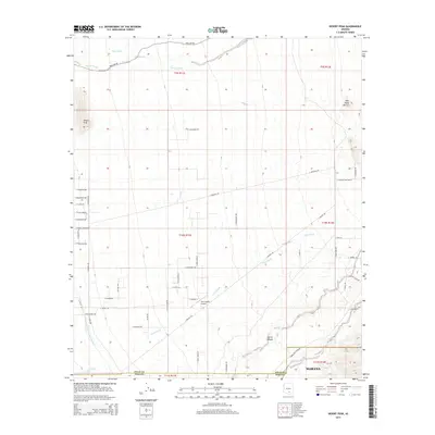 2014 Map of Desert Peak, 2014 Print