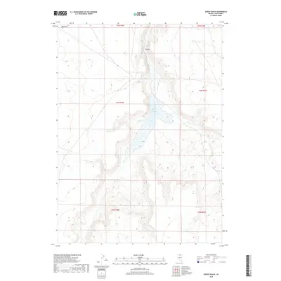 2018 Map of Desert Ranch, 2018 Print