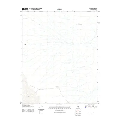2012 Map of Desert, 2012 Print