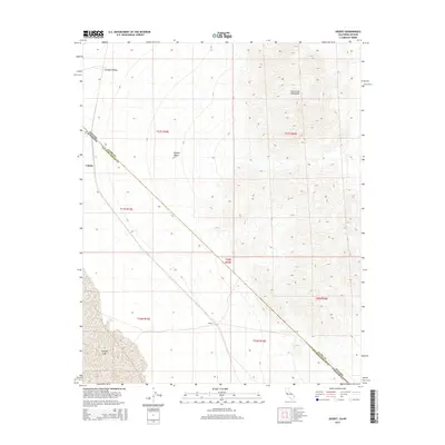 2015 Map of Desert, 2015 Print