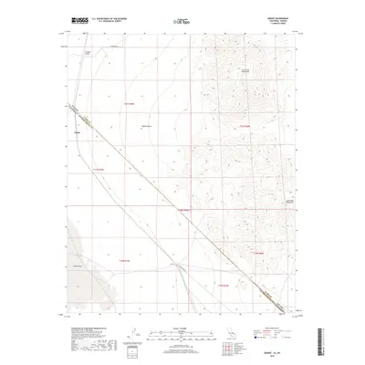 2018 Map of Desert, 2018 Print