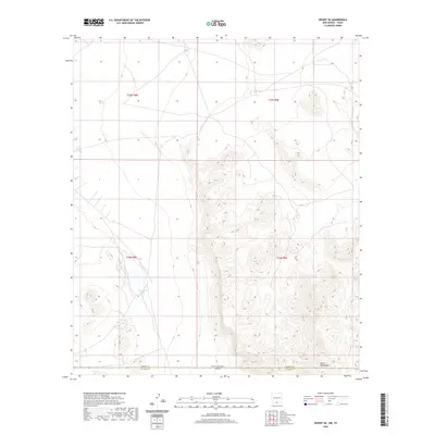 2020 Map of Desert SE, 2020 Print