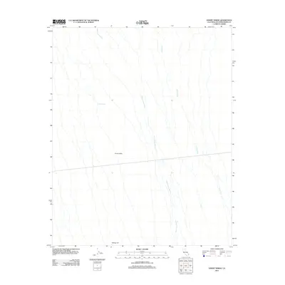 2012 Map of Desert Spring, 2012 Print