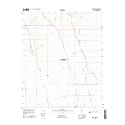 2015 Map of Desert Spring, 2015 Print