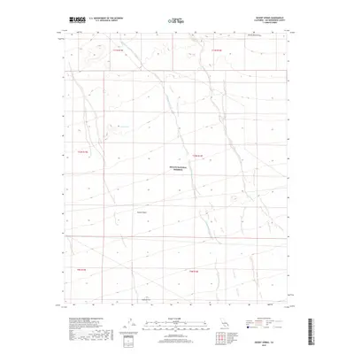 2018 Map of Desert Spring, 2018 Print
