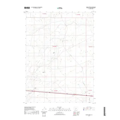 2017 Map of Desert Springs, 2017 Print
