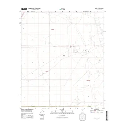2013 Map of Desert SW, 2013 Print