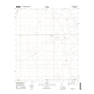 2017 Map of Desert SW, 2017 Print
