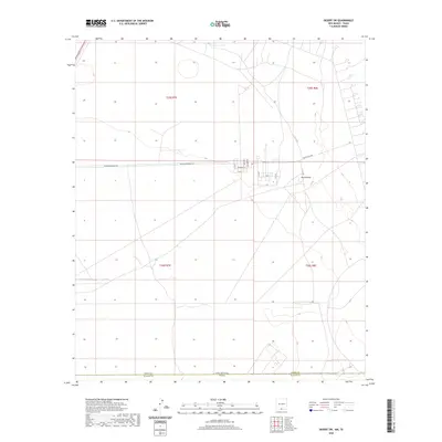 2020 Map of Desert SW, 2020 Print