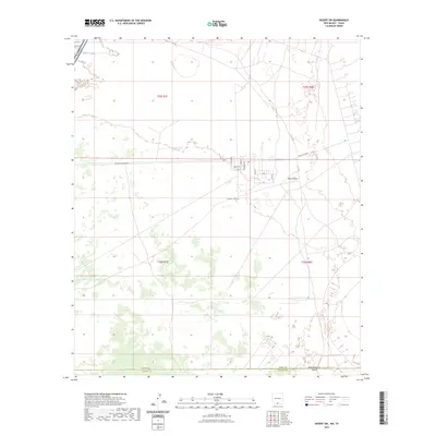 2023 Map of Desert SW, 2023 Print