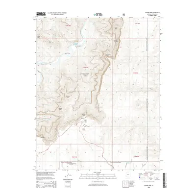 2014 Map of Desert View, 2014 Print