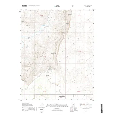 2018 Map of Desert View, 2018 Print