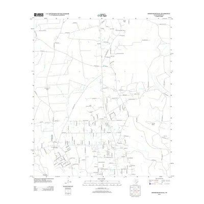 2013 Map of Deserter Baygall, 2013 Print