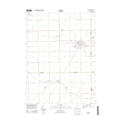 2013 Map of Deshler, 2013 Print