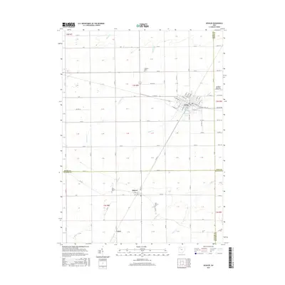 2016 Map of Deshler, 2016 Print