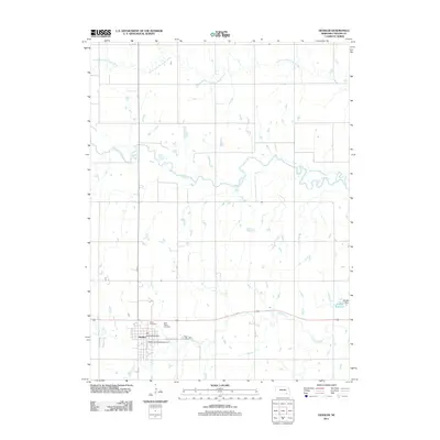 2011 Map of Deshler, 2011 Print