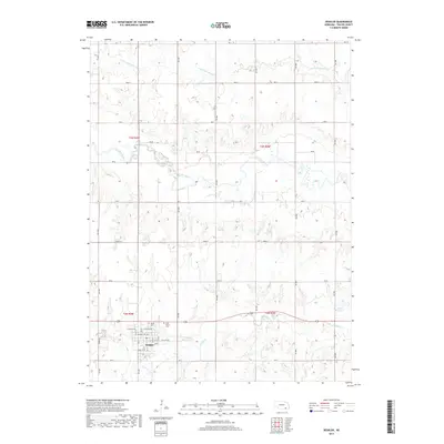 2017 Map of Deshler, 2017 Print