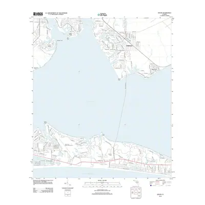 2012 Map of Destin, 2012 Print
