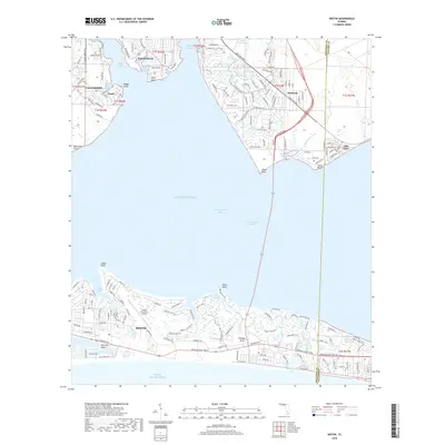 2018 Map of Destin, 2018 Print
