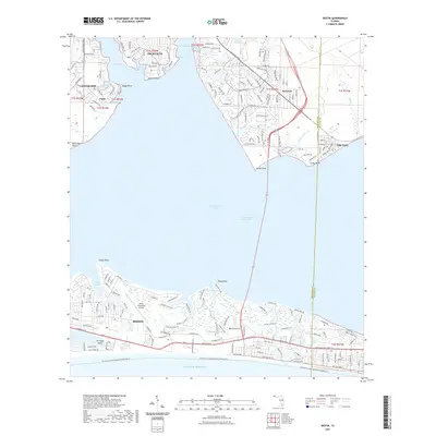 2021 Map of Destin, 2021 Print