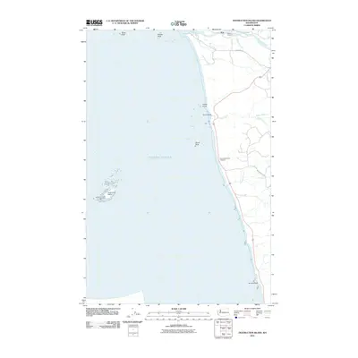 2011 Map of Destruction Island, 2011 Print